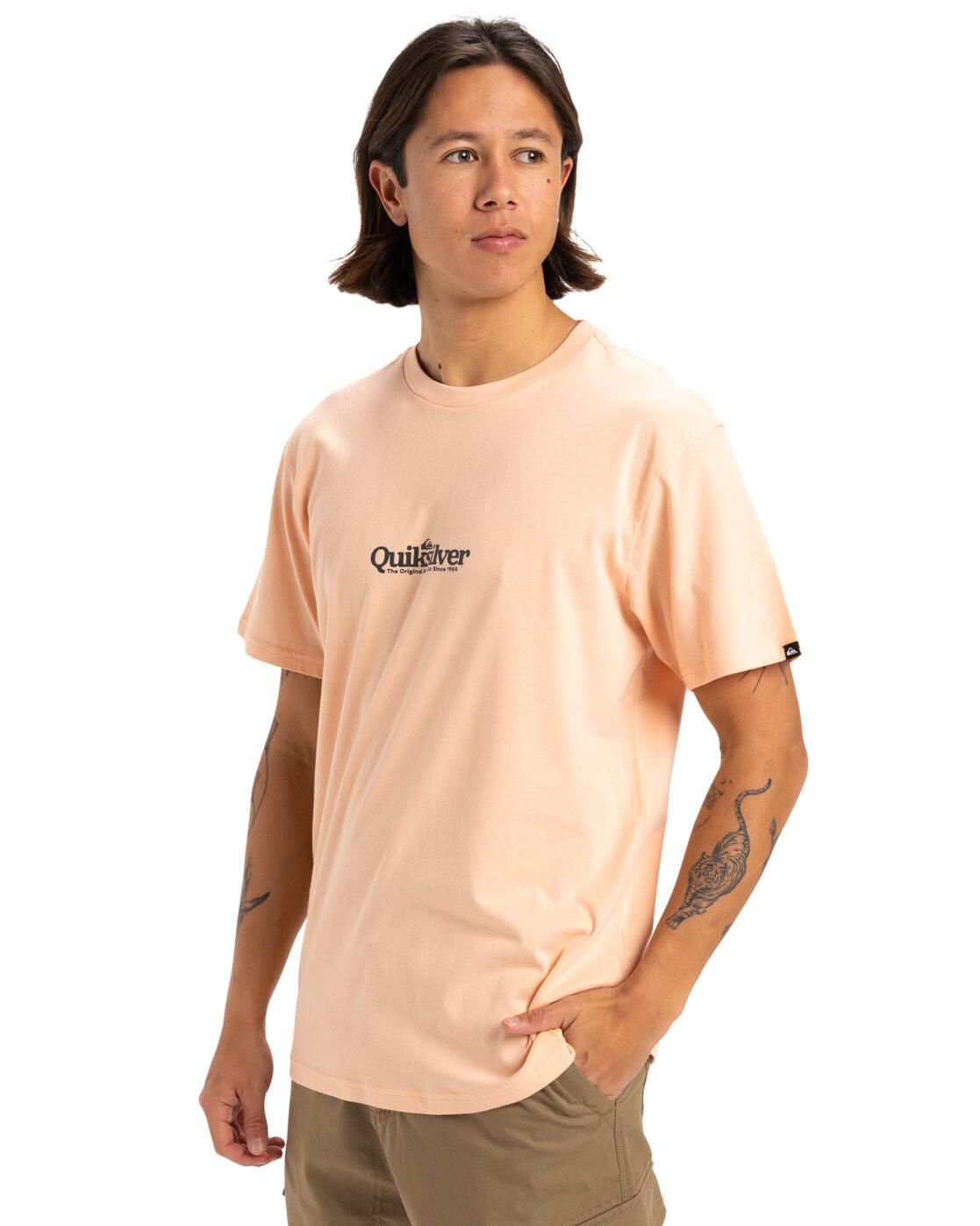 Camiseta de manga corta FINELINE Rosa Hombre 3/4