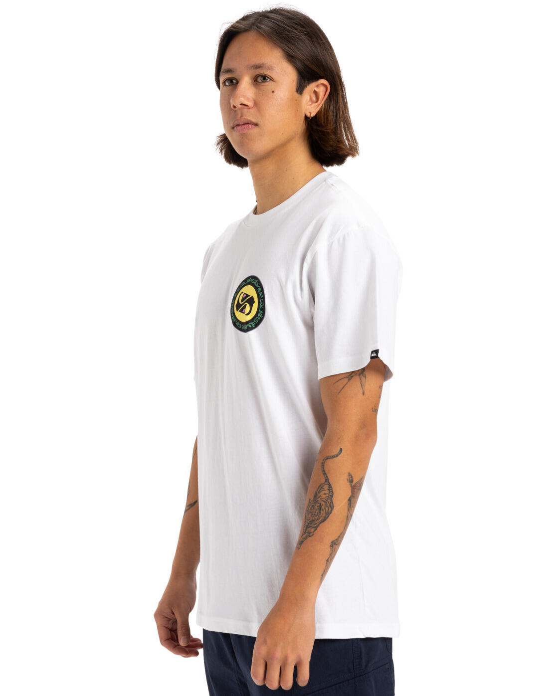 Maglia a maniche corte Quiksilver modello EQYZT08054-WBB0 per uomini 3/4