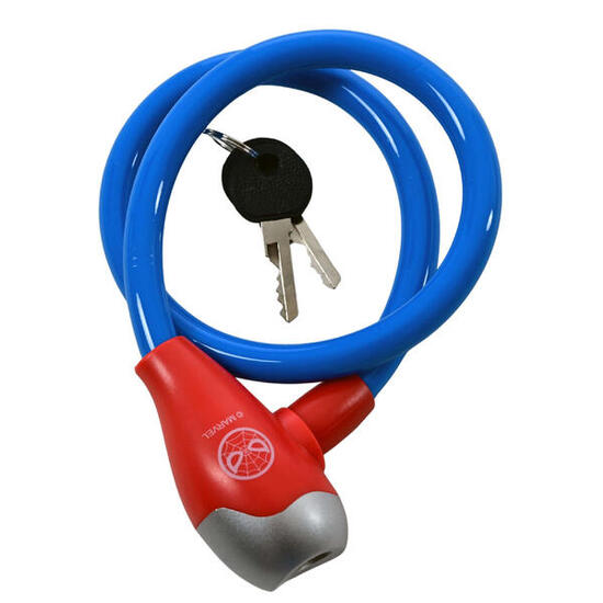 Lucchetto per bicicletta per bambini Spiderman Spiral