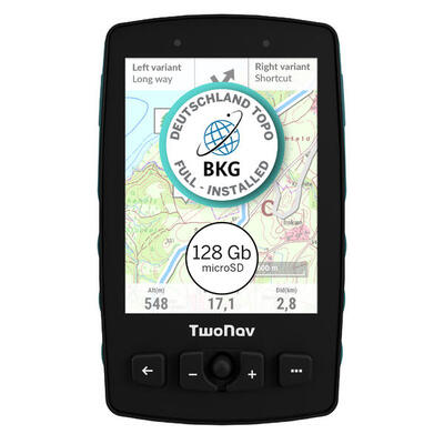 GPS Aventura 2 Plus Motor (128 GB) + Karte Deutschland BKG Topo 1:25000 TwoNav