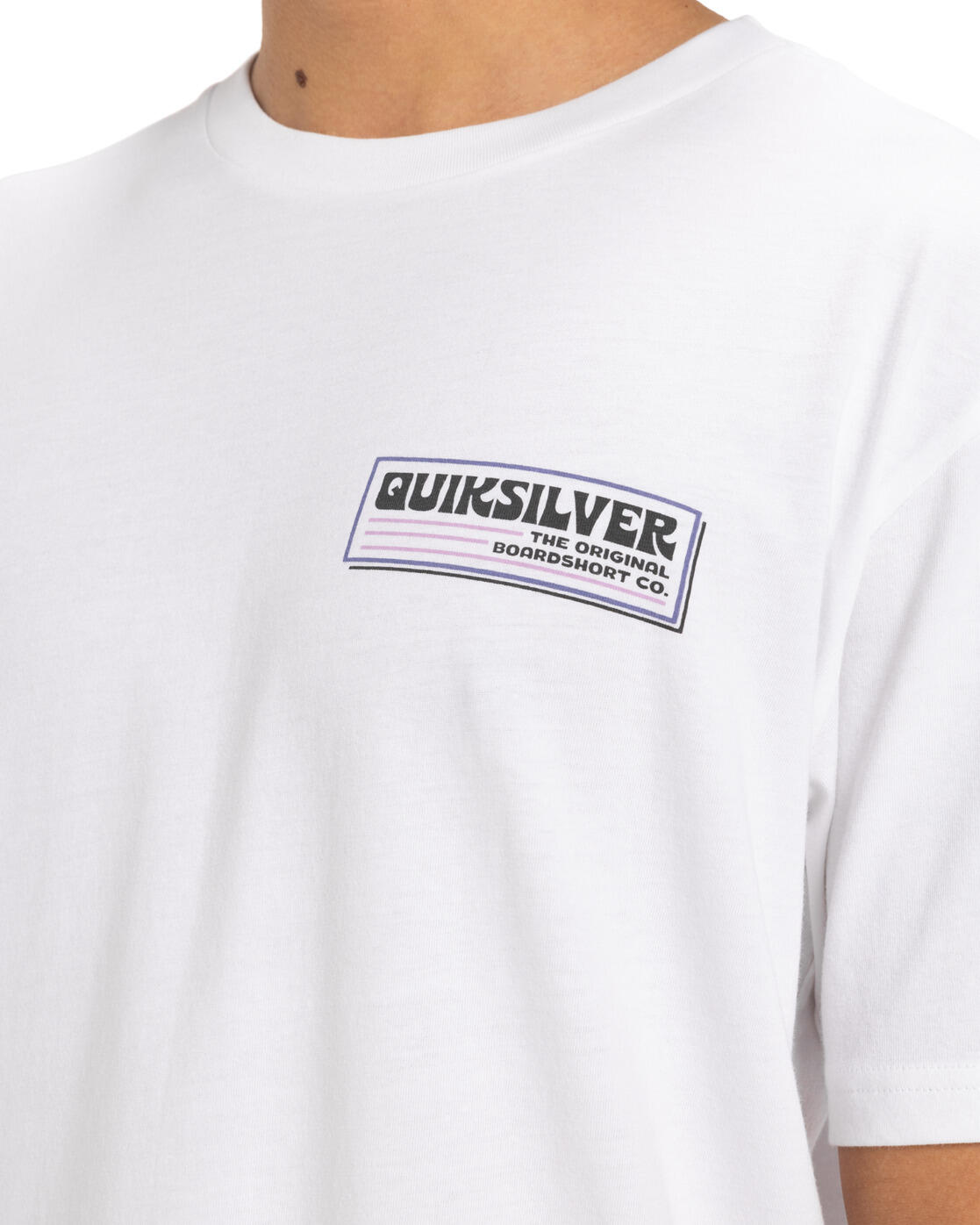 T-shirt à manches courtes PALM SQUARE Blanc Homme 4/4