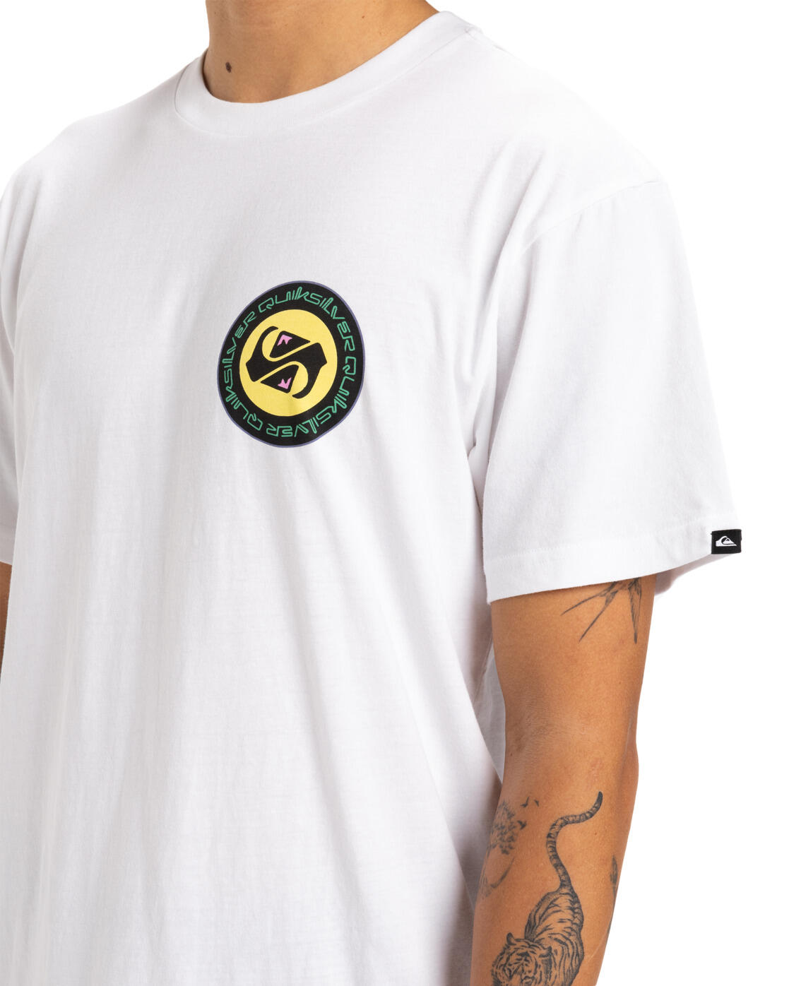 Maglia a maniche corte Quiksilver modello EQYZT08054-WBB0 per uomini 4/4