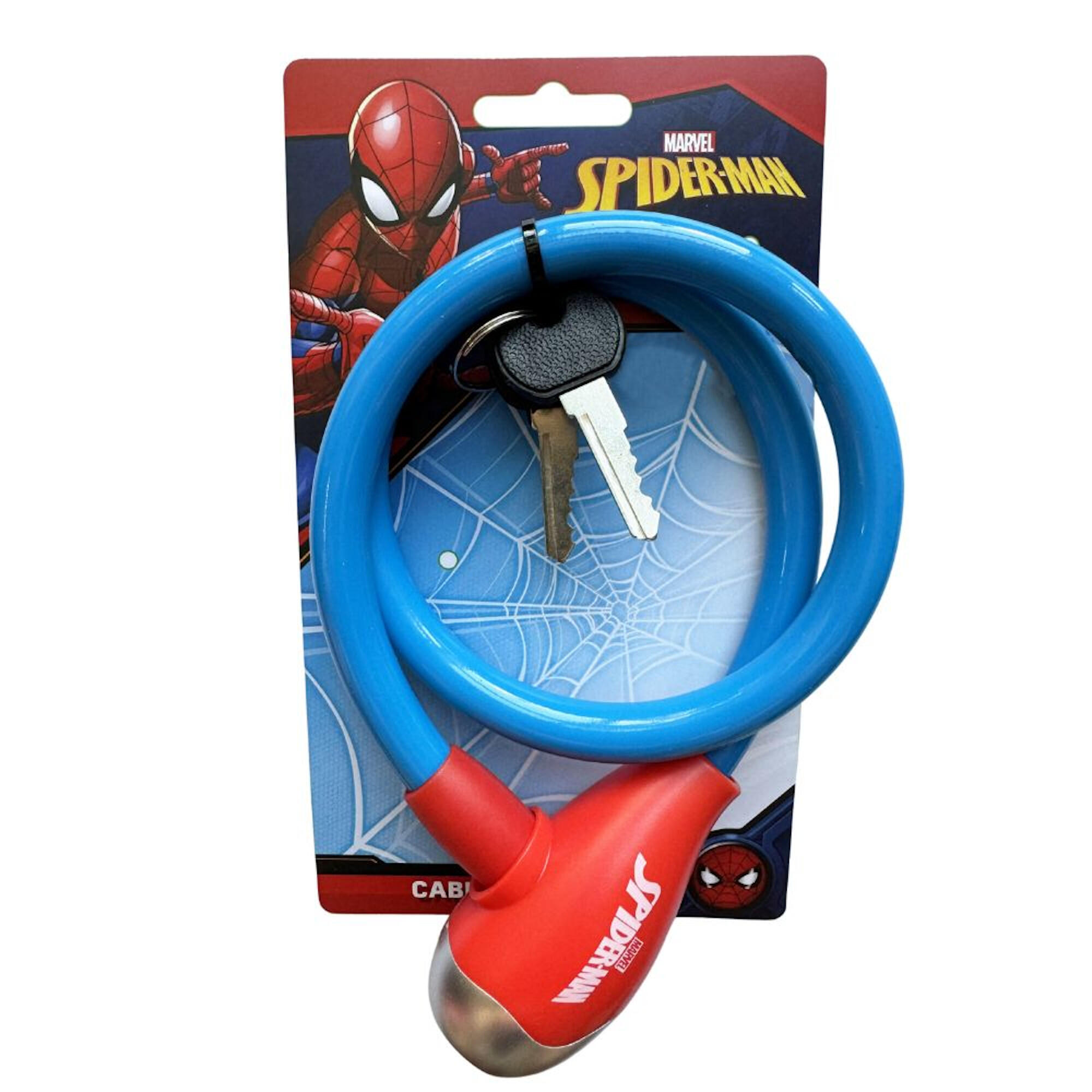 Cadeado de bicicleta infantil Spiral Spiderman 2/3