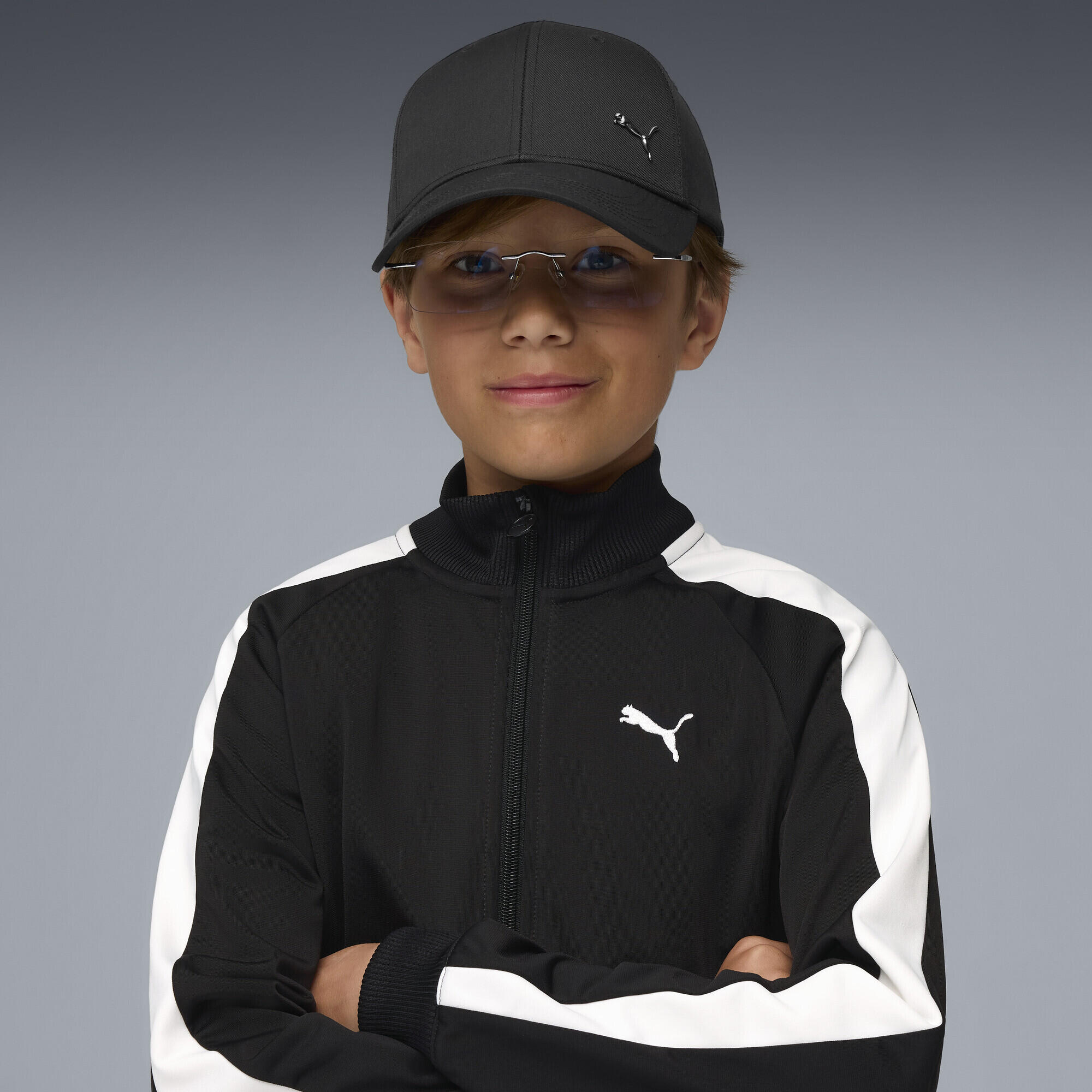 Młodzieżowa czapka z daszkiem Essentials z metalowym logo PUMA Cat PUMA 2/6