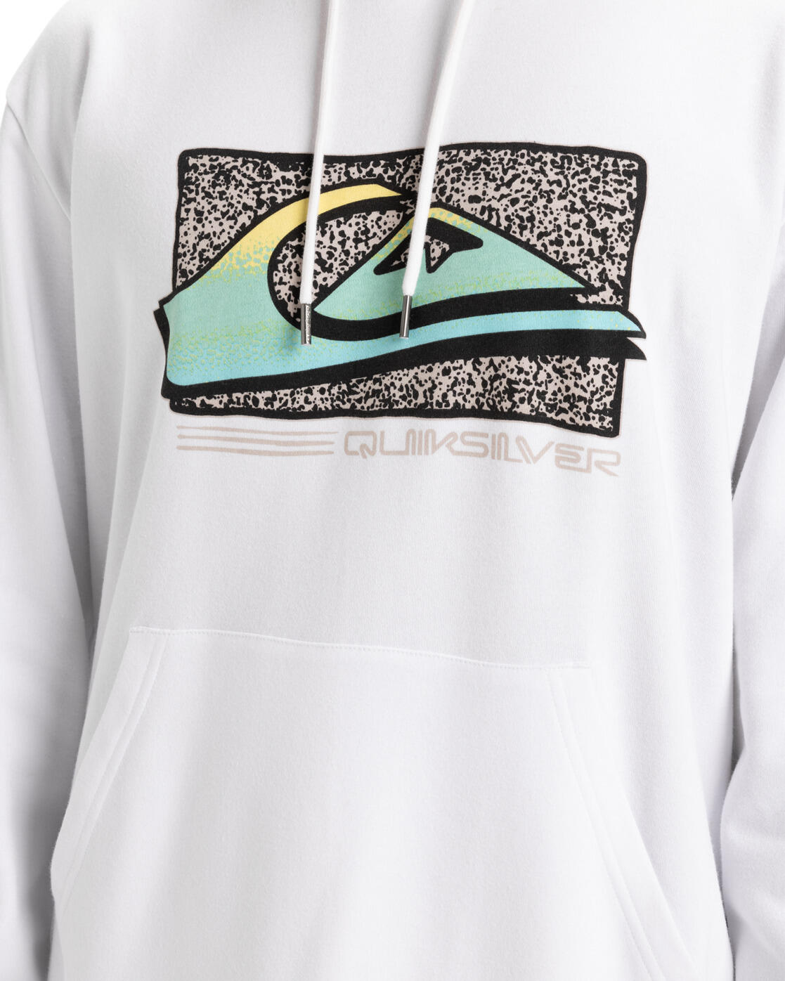 Sweat à capuche RETRO FADE Blanc Homme 4/4