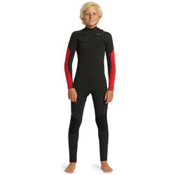 Combinaison de surf zip poitrine 3/2MM EVERYDAY SESSIONS Rouge Garçon