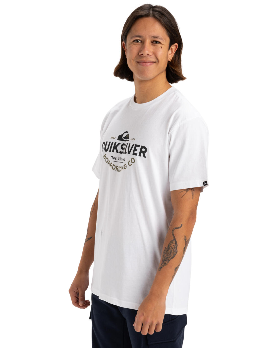 T-shirt à manches courtes TYPED OUT Blanc Homme 3/5