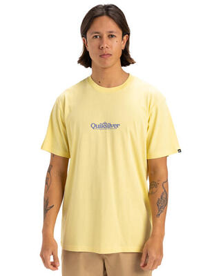 T-shirt met korte mouw fineline gelb heren