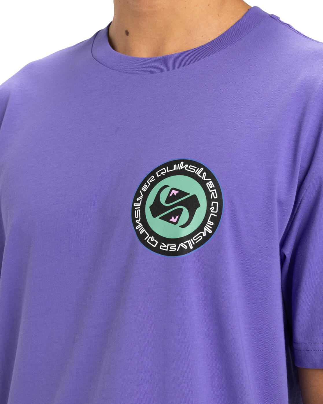 Camiseta de manga corta CIRCLE BACK Morado Hombre 4/4