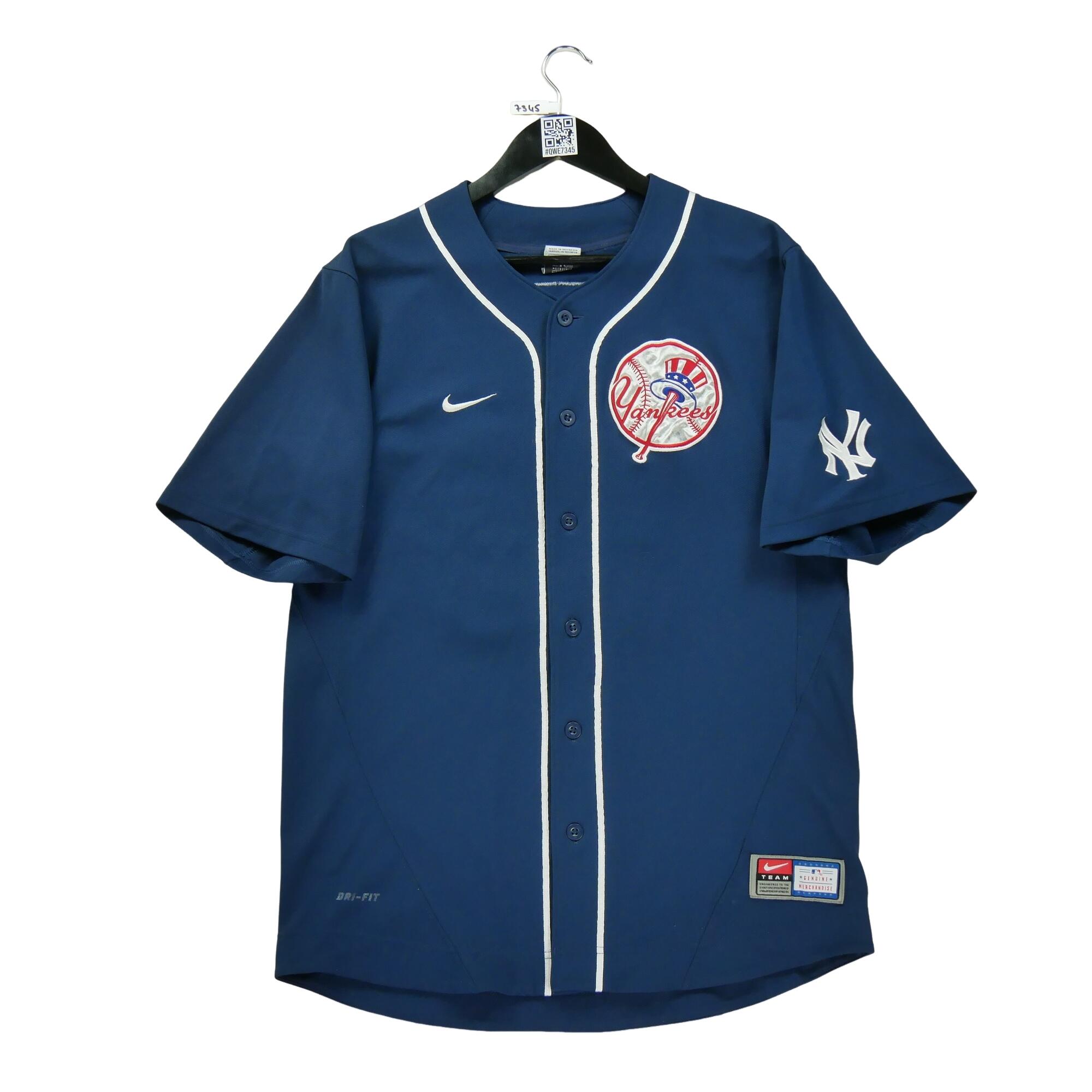Seconda Mano - Maglia Navy dei New York Yankees MLB Uomo - Stato eccellente 1/7