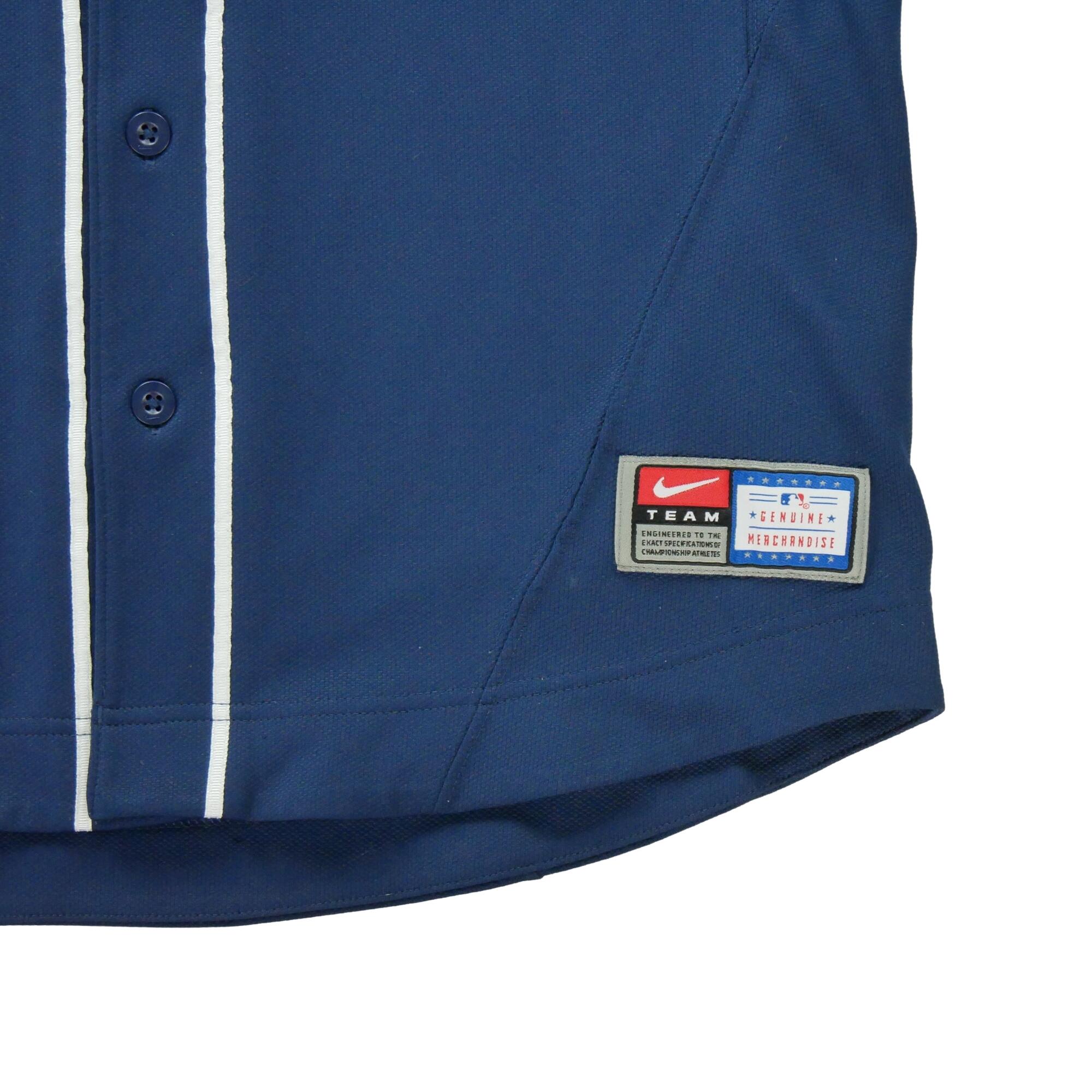 Seconda Mano - Maglia Navy dei New York Yankees MLB Uomo - Stato eccellente 6/7