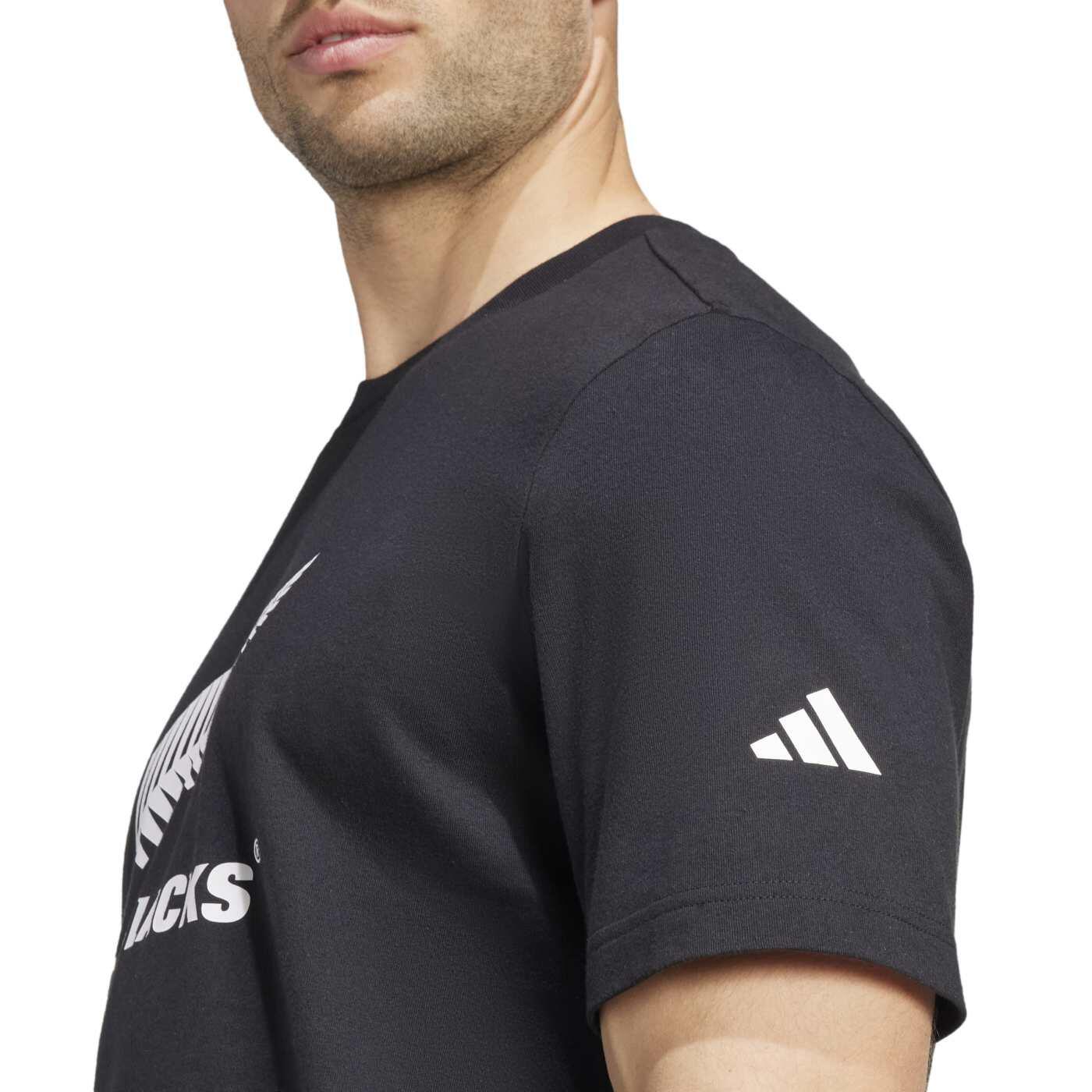 Adidas All Blacks Logo Black T-shirt 5/6
