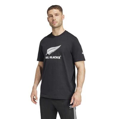 Zwart adidas all blacks logo rugby t-shirt