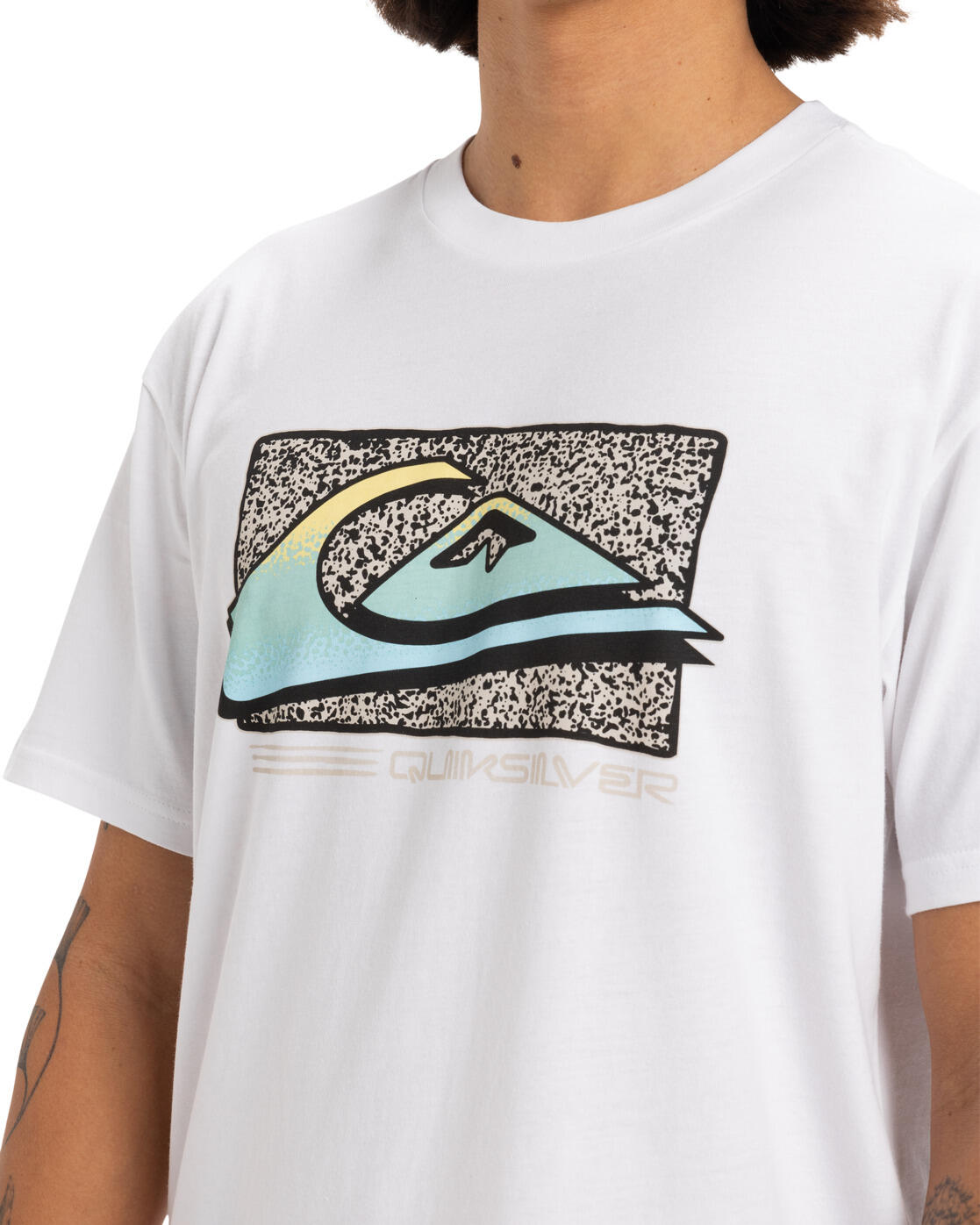 T-shirt à manches courtes RETRO FADE Blanc Homme 4/4