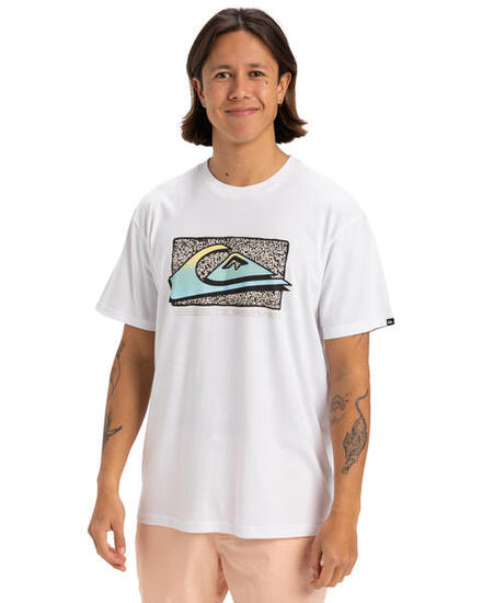 T-shirt à manches courtes RETRO FADE Blanc Homme