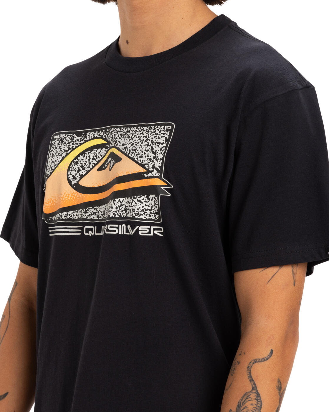 T-shirt à manches courtes RETRO FADE Noir Homme 4/4
