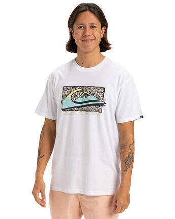 T-shirt à manches courtes RETRO FADE Violet Homme