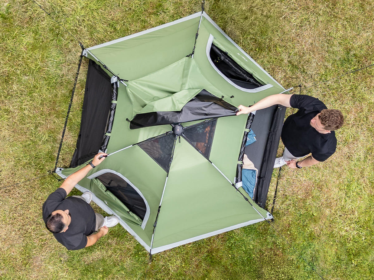Tenda da campeggio a cupola Namsos 2 Sleeper Protect Quick-Start - UPF 100+ 3/7