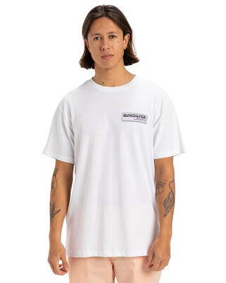 T-shirt met korte mouw palm square weiss heren