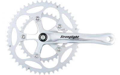 Stronglight Guarnitura 2F IMPACT 175 mm argento 34/50