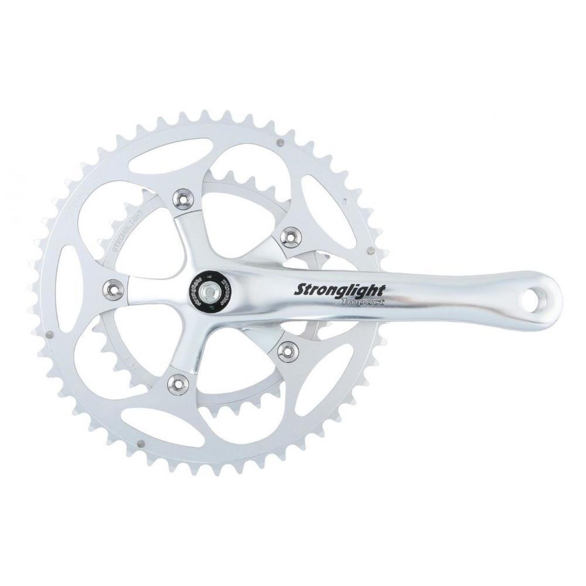 Stronglight - Stronglight Impact Compact Pédalier 50/34t 175 Mm. - Pédalier - Gris - Taille Unique - Decathlon