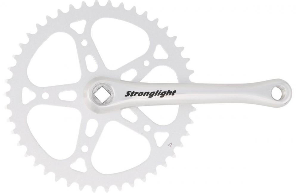 Pédalier city alu chaîne Stronglight SL55 170 mm 46D. 2.38 2/3