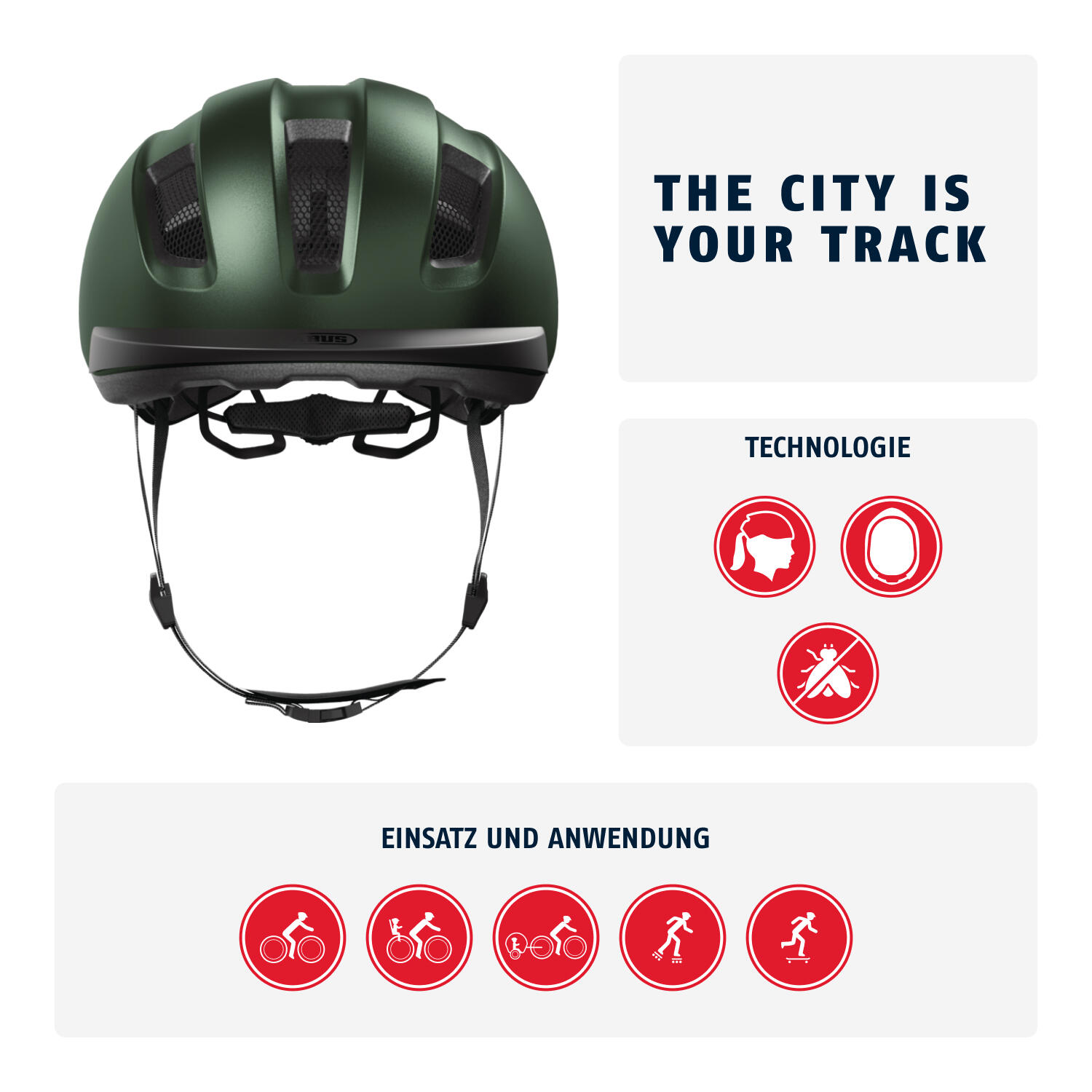 Abus Purl-Y Ace Casque de Vélo Vert Mousse L 57-61cm 2/7