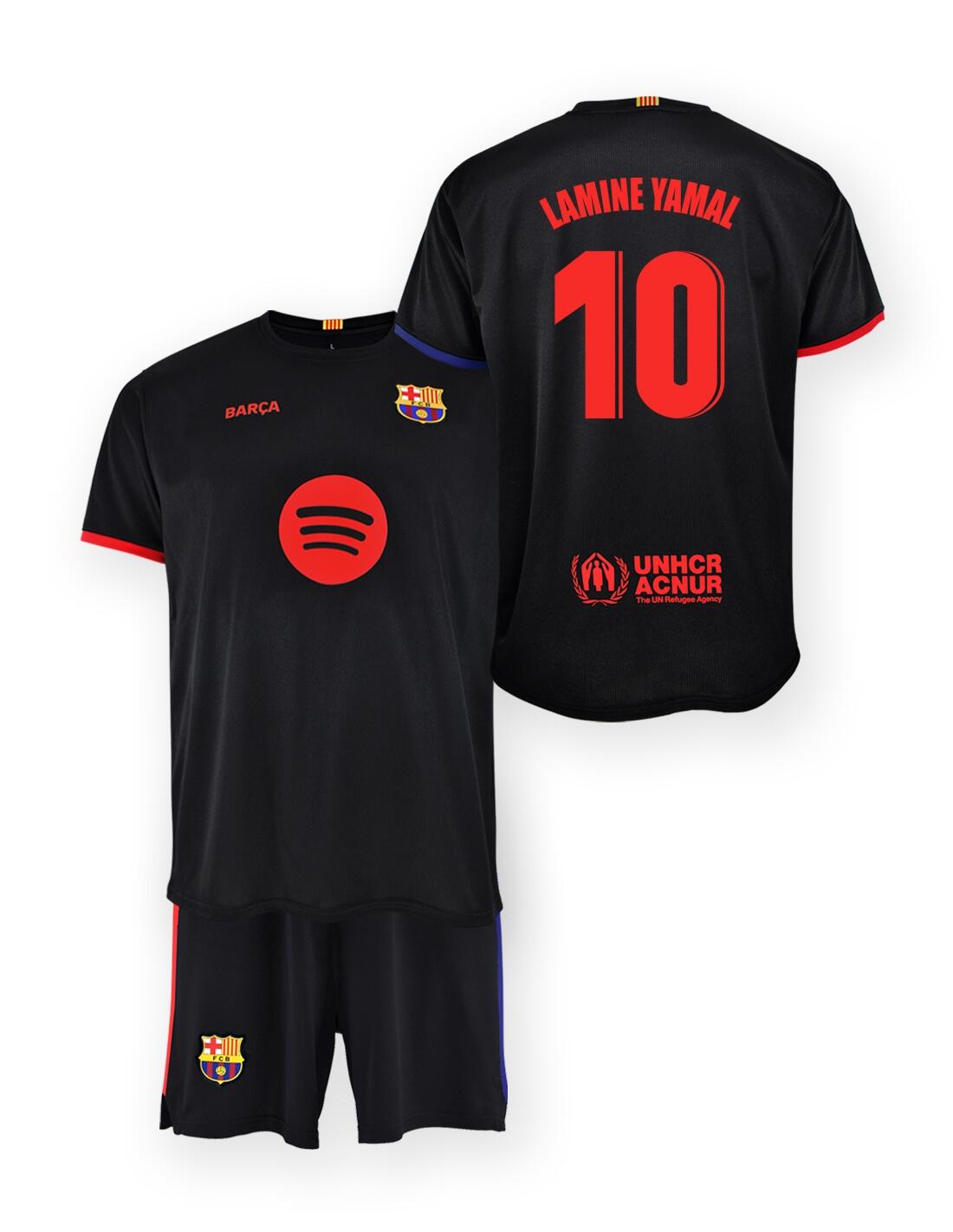 Kit FC Barcelona Away Junior Lamine Yamal 2024/25 4/6