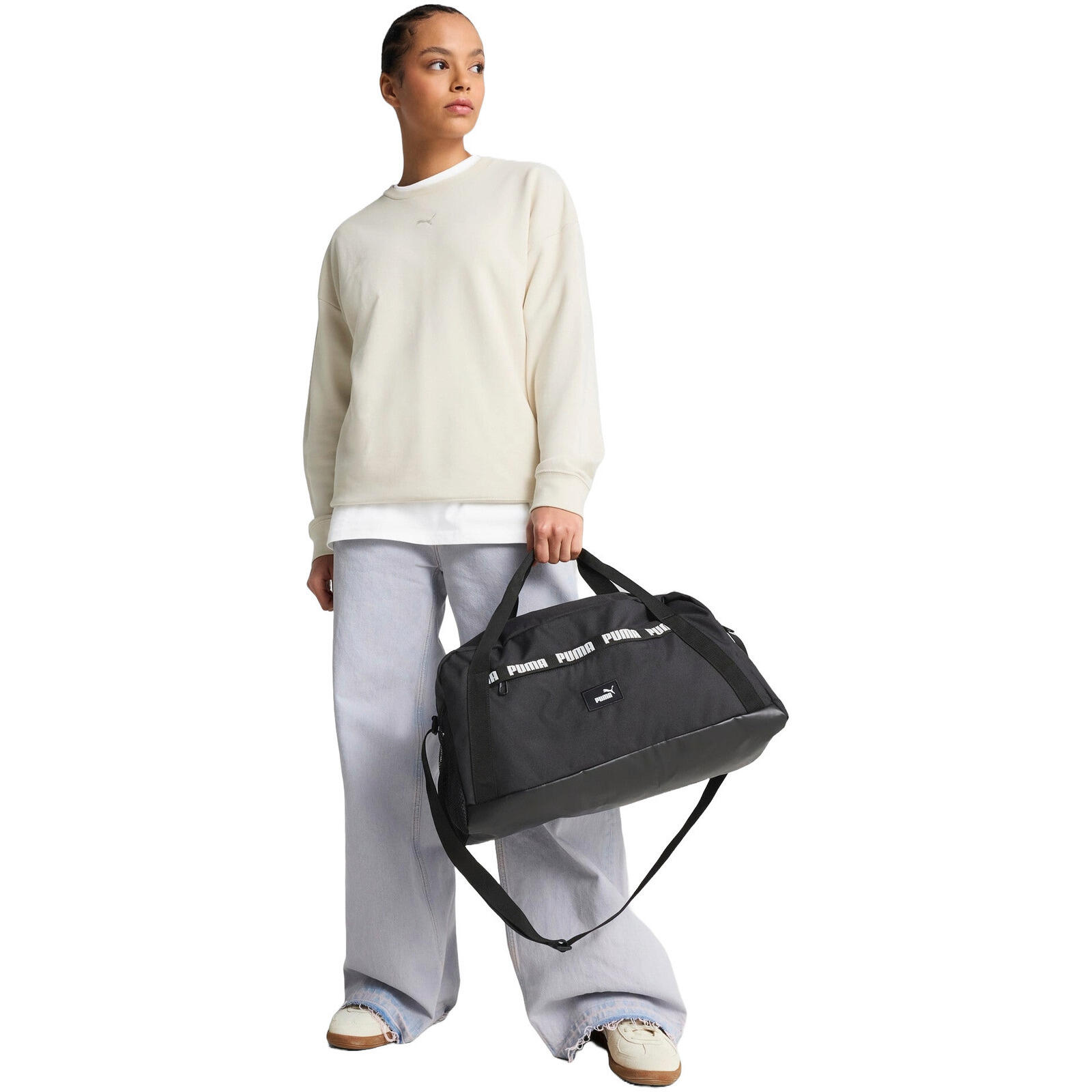 Torba Puma Phase Tape Small Sports Bag Bl 22L, Dla obu płci