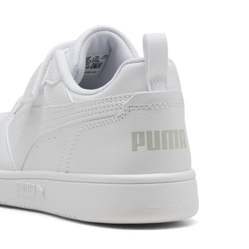 Dziecięce sneakersy PUMA Rebound V6 Lo PUMA White Cool Light Gray