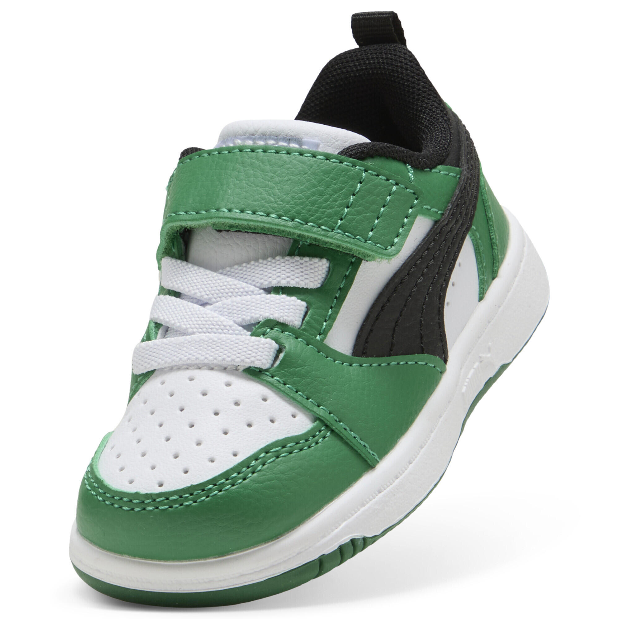 Sneakers PUMA Rebound v6 Lo primi passi PUMA White Black Archive Green 6/7
