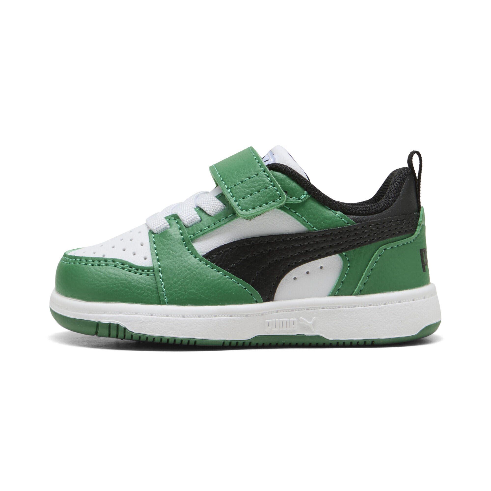 Sneakers PUMA Rebound v6 Lo primi passi PUMA White Black Archive Green 3/7