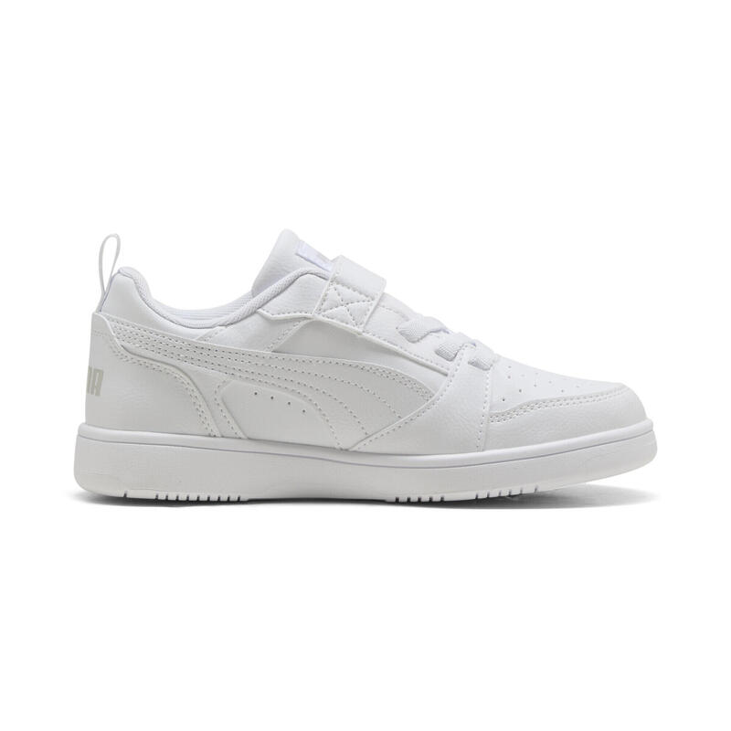 Dziecięce sneakersy PUMA Rebound V6 Lo PUMA White Cool Light Gray