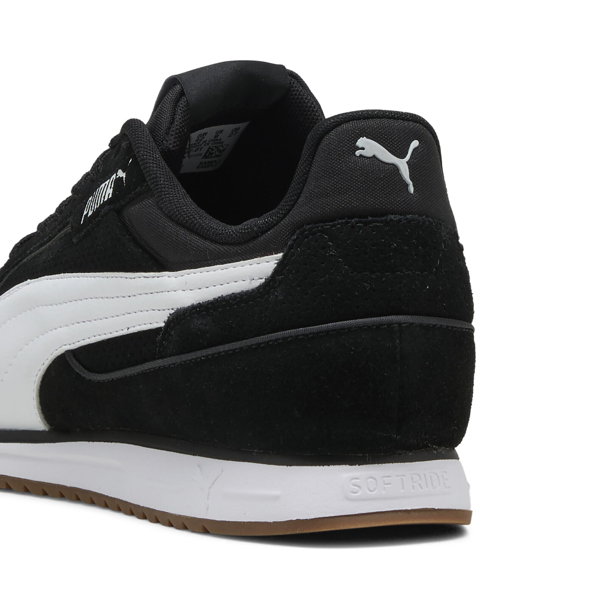 Softride St Miler Sneakers Erwachsene PUMA White Black Gum Beige 2/15
