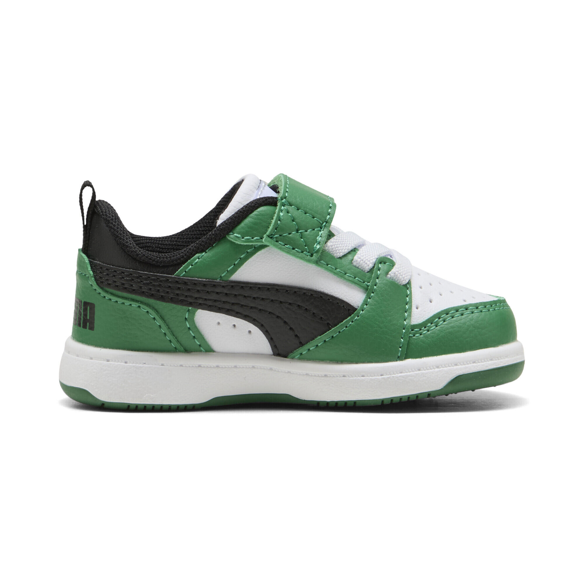 Sneakers PUMA Rebound v6 Lo primi passi PUMA White Black Archive Green 5/7