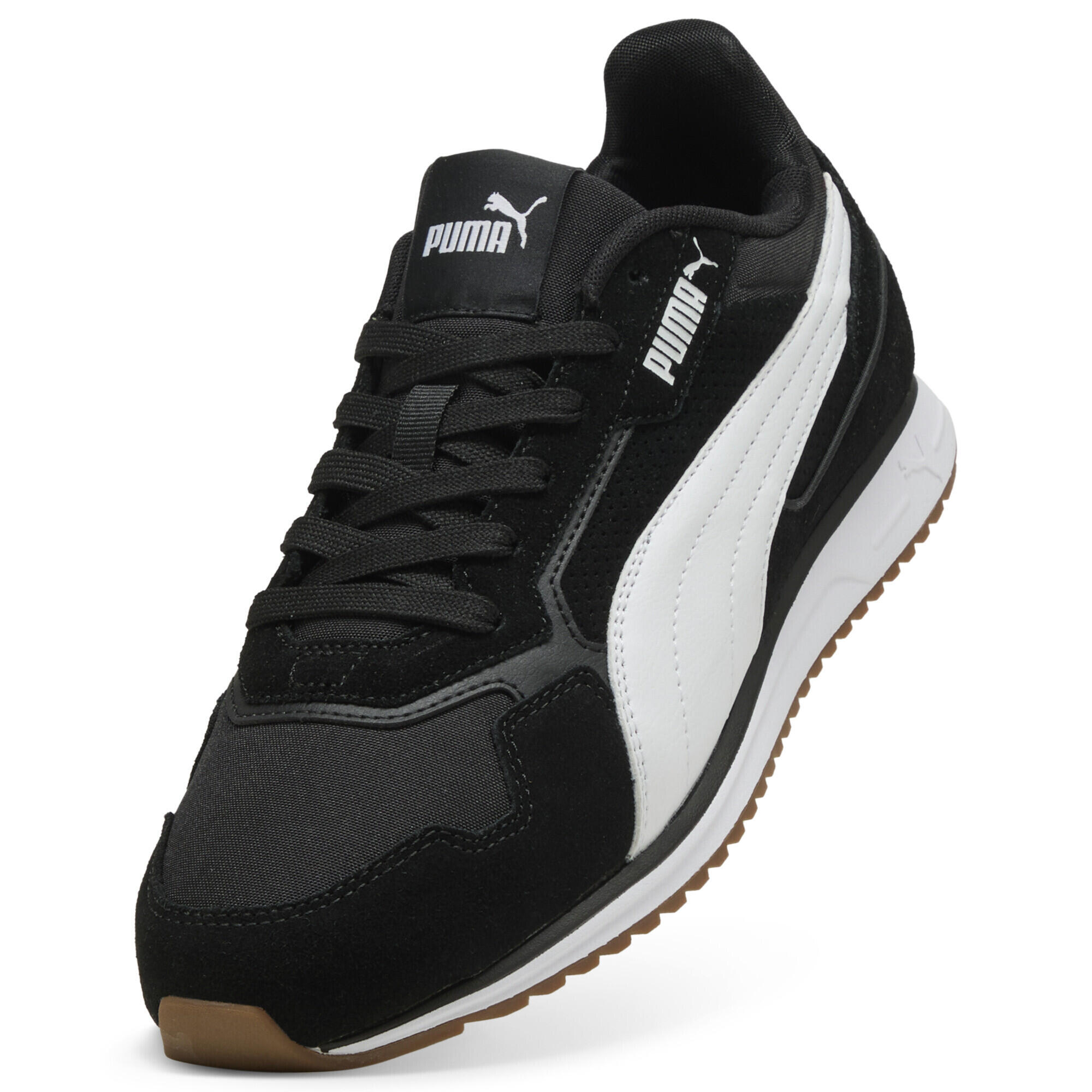 Softride St Miler Sneakers Erwachsene PUMA White Black Gum Beige 6/15