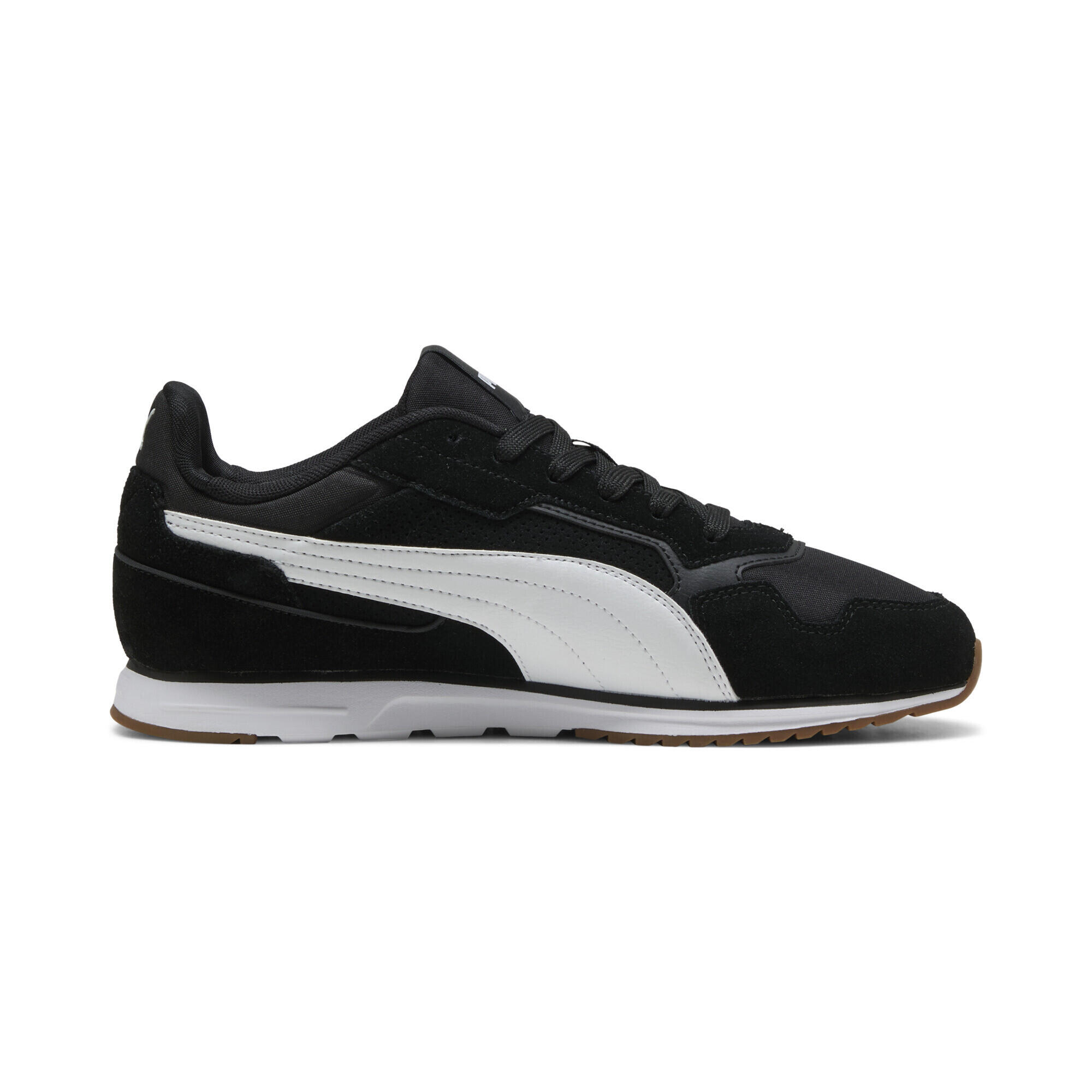 Softride St Miler Sneakers Erwachsene PUMA White Black Gum Beige 5/15