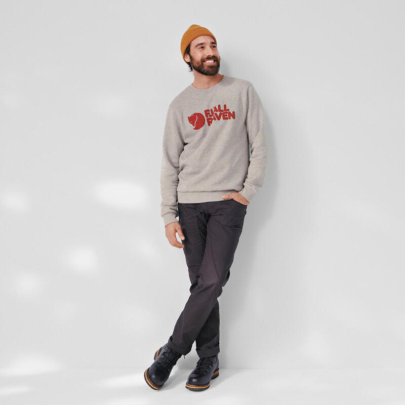 Bluza bawełniana męska Fjallraven Logo Sweater