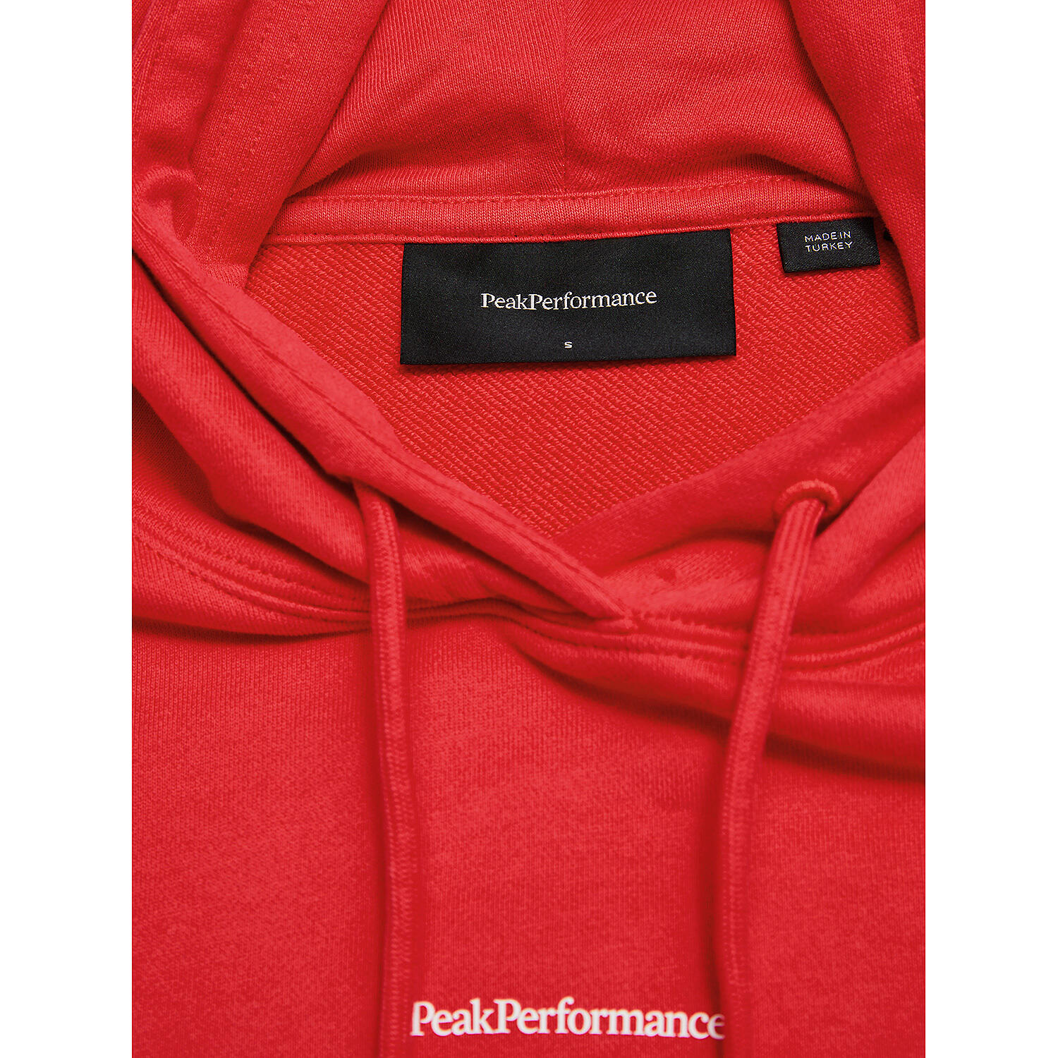 Bluza Peak Performance damska Original Terry Hood czerwona - M 4/7