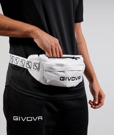 Kidney Givova Marsupio White Bag de hanche tendance et fonctionnelle