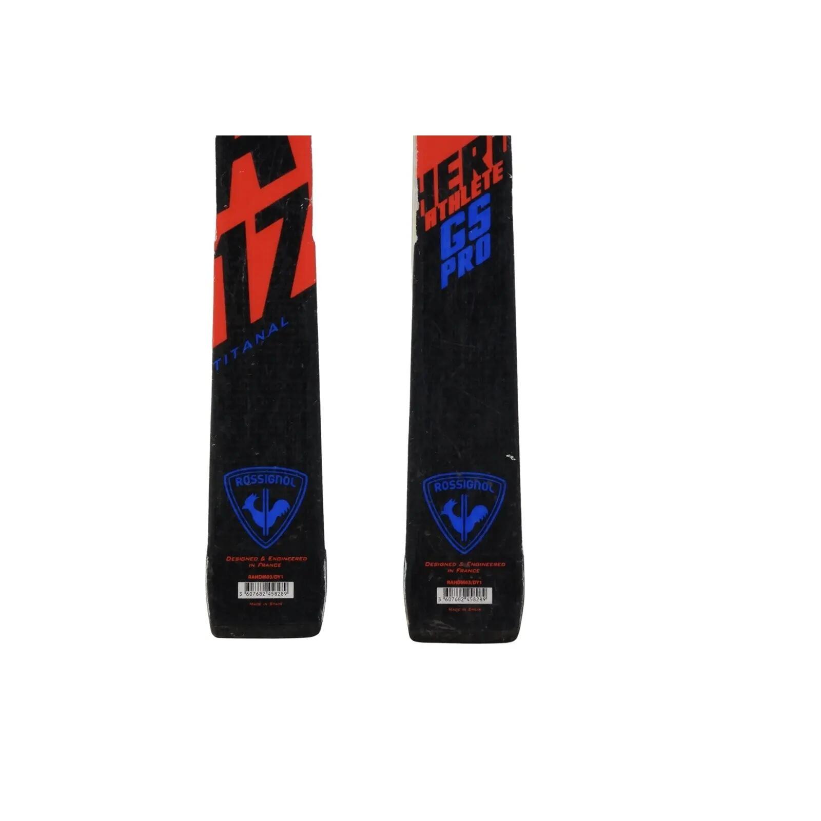 TWEEDEHANDS - Rossignol Hero Athlete Gs Pro Junior Ski + Bindingen - JUIST 4/4