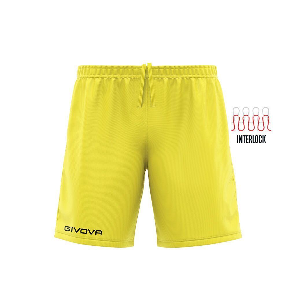Givova - Short Enfant Givova Capo Interlock - Short - Jaune - 36 Xs - Decathlon