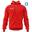 Hanorac Givova King Red unisex, fleece, fermoar dublu