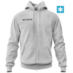 Sweatshirt Unisexe Givova King Sport Gris Clair XL - Confort et Élégance