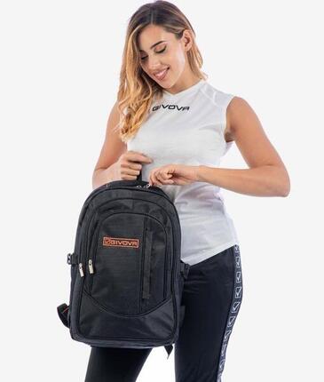 Givova Schwarzer Rucksack - Bequem und Stilvoll