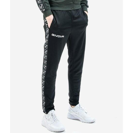 Givova College Sportbroek Zwart XL - Wygodne i Oddychające Spodnie Sportowe