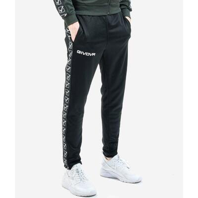 Spodnie Sportowe Givova College Czarne L - Oddychające i Elastyczne
