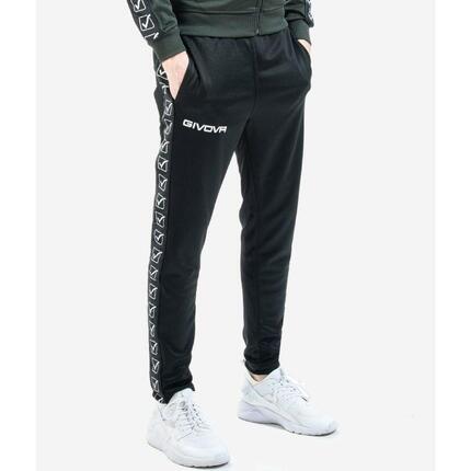 Spodnie Sportowe Givova College Czarne L - Oddychające i Elastyczne