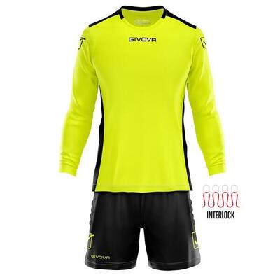Doelman shirt met lange mouwen en shorts set givova hyguana