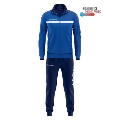 Givova kinderen polarfleece trainingspak met volledige rits